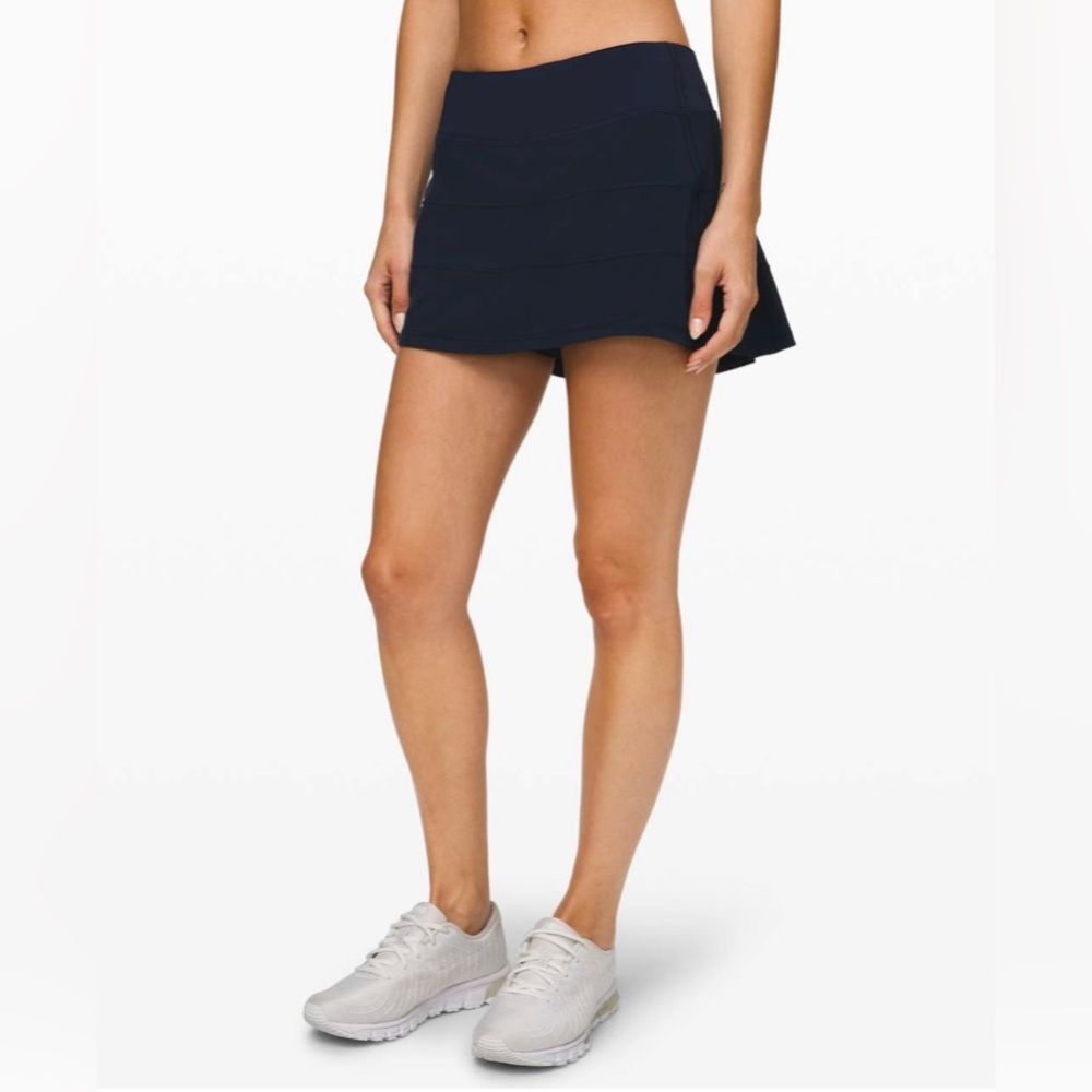 Lululemon Women’s Pace Rival Skirt (Regular) 4-way Stretch True Navy Size 6